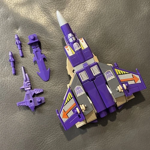 Blitzwing Near Complete Vintage 1985 G1 Transformers Hasbro Figure Jet Tank NICE