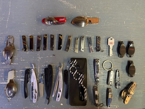 Lot 2+ Lbs Misc Sharps Clippers Razors Keychain Knives TSA Confiscated ...