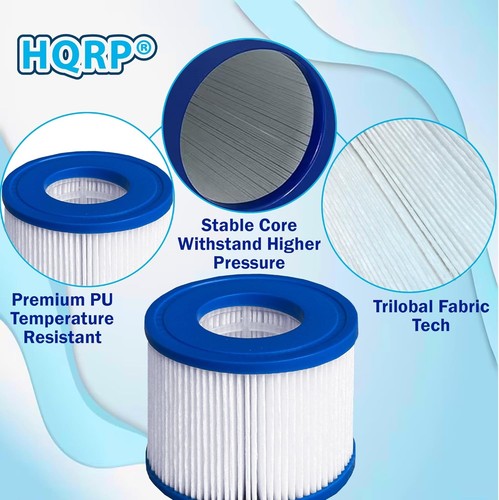 4-Pack Type VI Spa Filter Cartridge for Coleman SaluSpa Lay-Z-Spa Hot Tub Filter - Picture 6 of 7