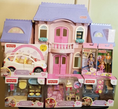 fisher price doll house loving family