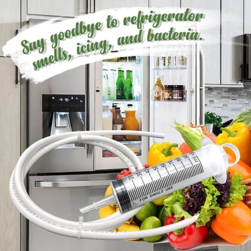 Refrigerator drain hole blockage remover cleaning kit with 3 plungers UK stock - Picture 6 of 8