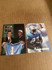 EDDIE GEORGE 1996 Prime RC #167 & 1998 Absolute DC #98 Oilers Football (c8)