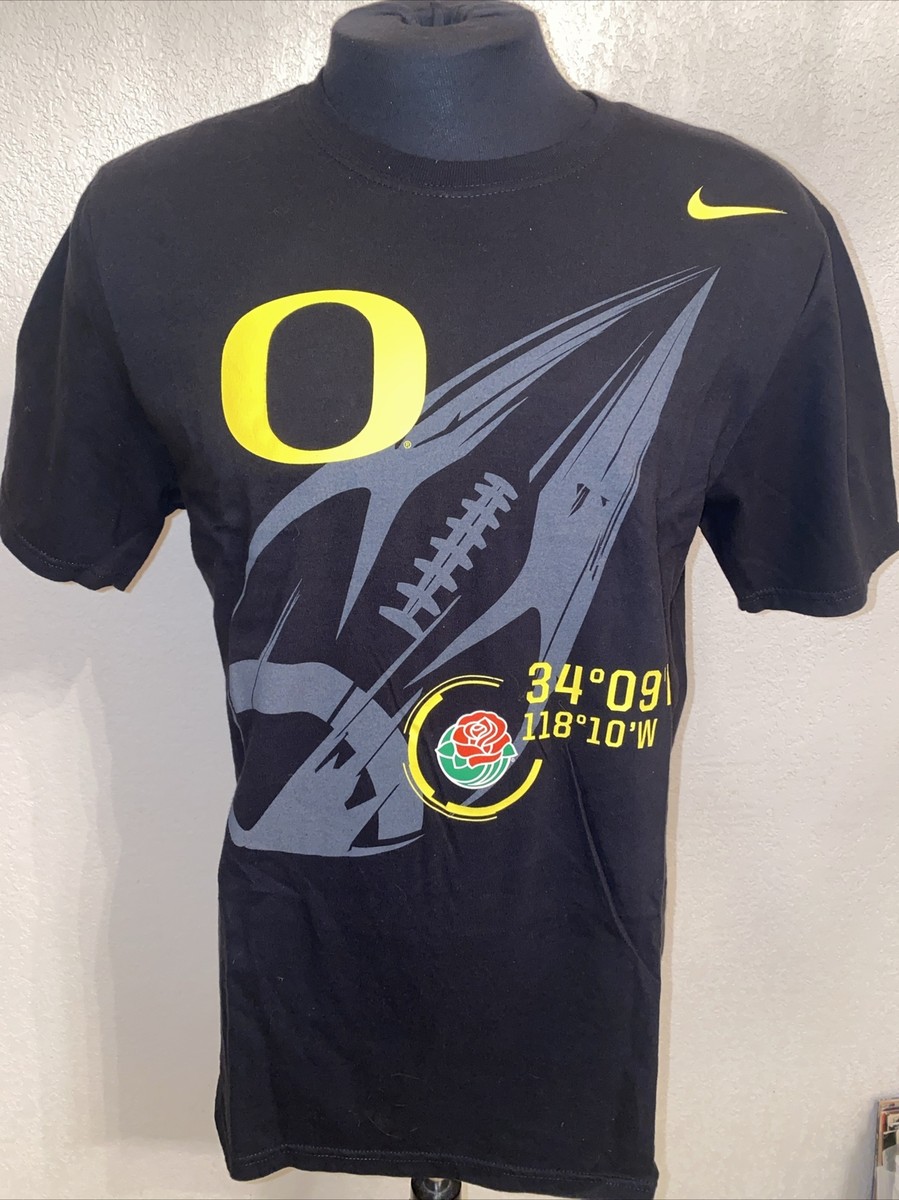 Nike University of Oregon Ducks Rose Bowl Football T-Shirt Large