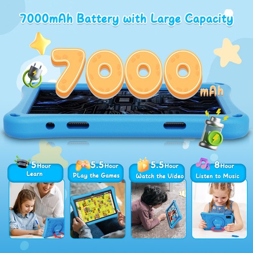 10.1 In Android 13 Tablet 12GB+128GB Quad-core 5GWiFi 5+13MP 7000mAh GMS LCD IPS - Picture 21 of 31