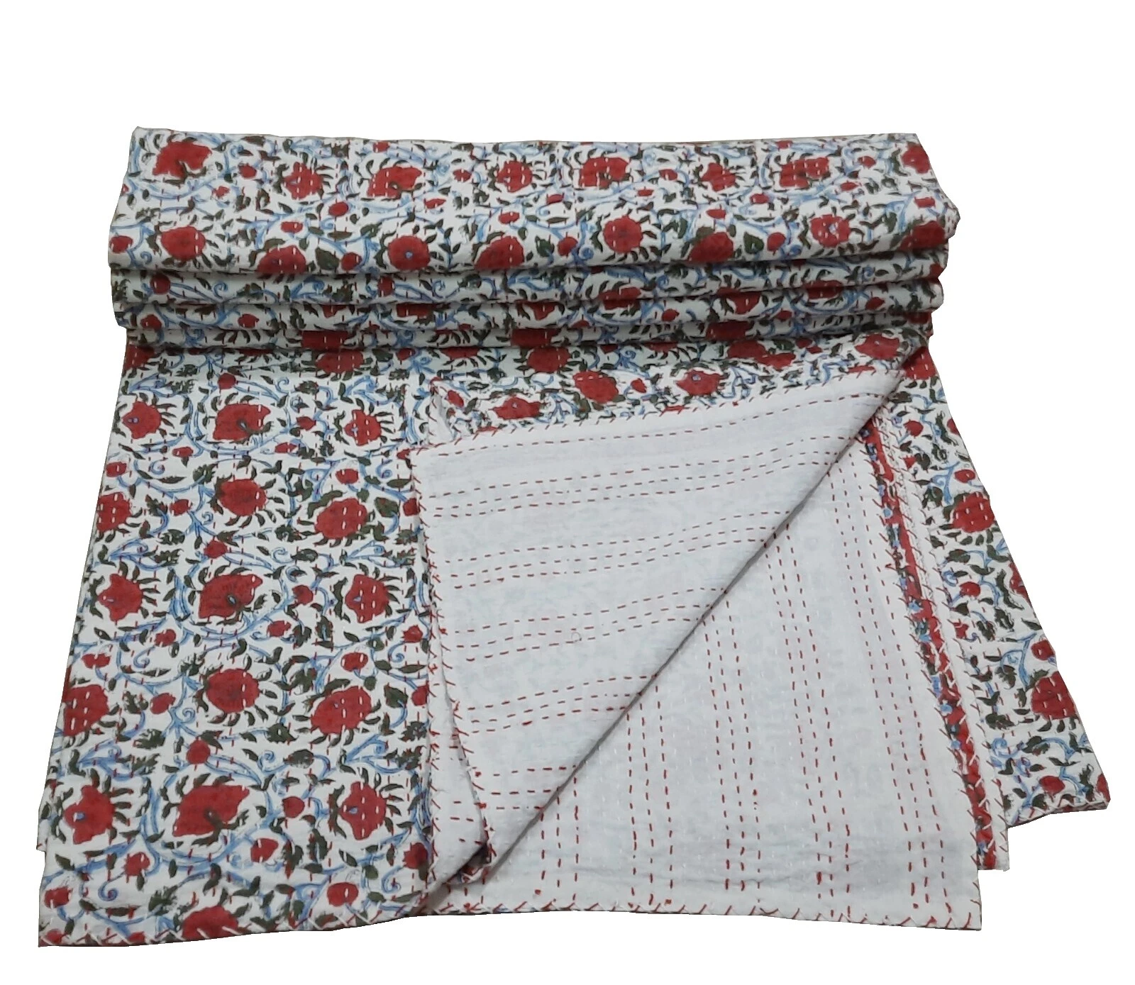 手工 King 抽象被子床单和床罩