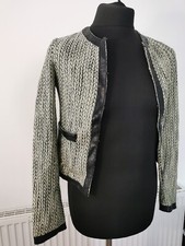 Ichi Womens Green Blazer Jacket Size 8 Uk