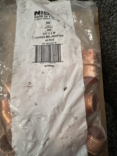 Nibco Copper Male Adapter 3/4" CxM 7/8 OD X 3/4M 9030950