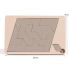 Wooden Board Puzzle Kids Educational Math Tangram Puzzles Game Toys for Adults C