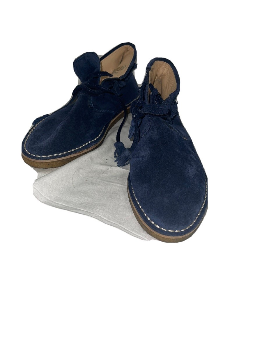 NWOB J Crew Mens McAlister Chuka navy suede fringe E0850 7M  display picture 2