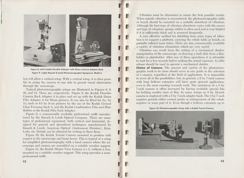 Kodak Photography Through the Microscope Booklet 1952 1st Printing, VG condition - Picture 5 of 6
