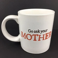 DaySpring Inspirational Go Ask Your Mother Christian Coffee Mug Cup Luke 11:9 