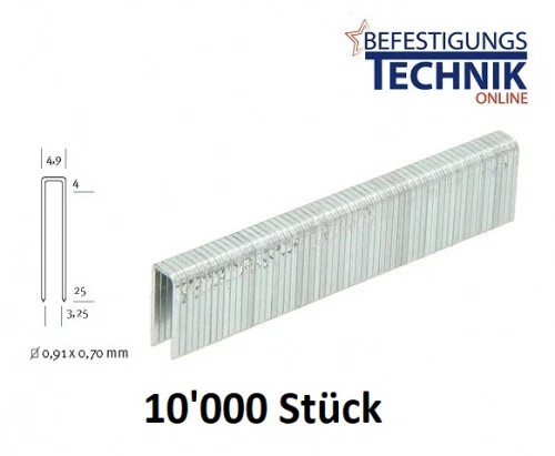 BETEON24 Heftklammern Klammern 4014 CNK / 14mm verzinkt für Haubold PN 4014 G / PN 4025 J