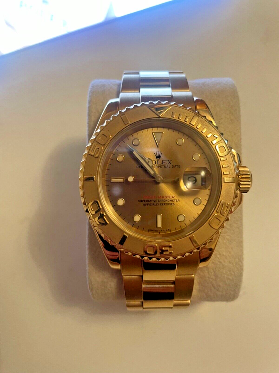 Rolex Yacht-Master 16628 with 40mm 18ct Yellow Gold champagne dial - Main Image