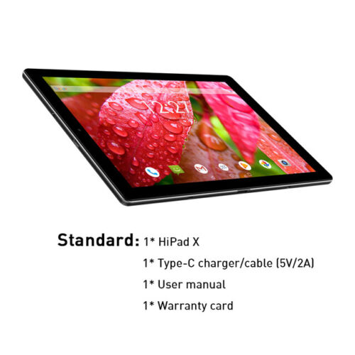 CHUWI Hipad X 10.1'' Otca Core 6GB RAM 128GB ROM Android Tablet 