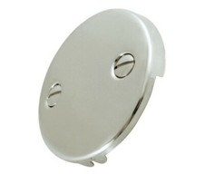 Kingston Brass DTT106 Bathtub Overflow Plate in Polished Nickel