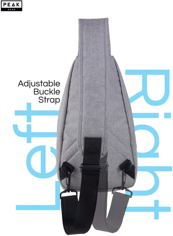 Peak Gear Sling Compact Crossbody Backpack and Day Bag w/ Lost