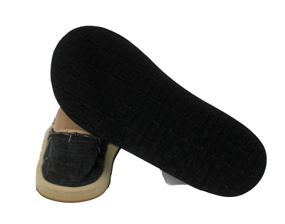 SANUK VAGABOND GRAIN SLUB MEN LOAFER BLACK US 8 /UK 7 / EU  display picture 3