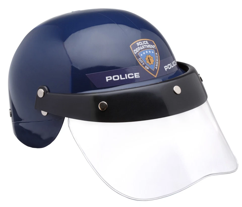Dress Up America Police Helmet with Visor for kids - Cop Hat Costume Accessory - Image 3 of 3