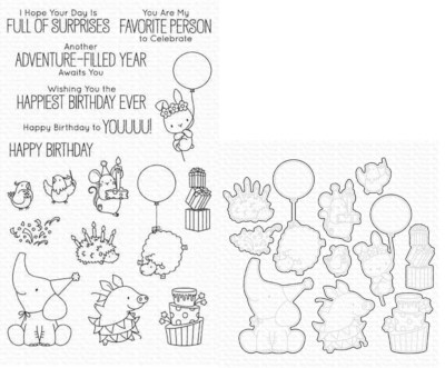 My Favorite Things BB Birthday Buds Stamp & Die-namics Sets, BB099/1708 ...