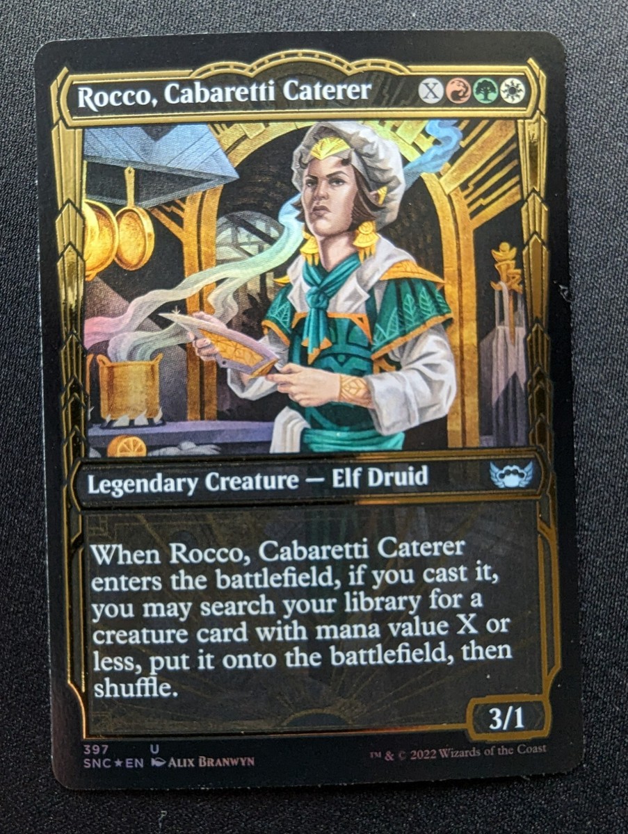MTG ROCCO, CABARETTI CATERER FOIL Streets of New Capenna Collectors #397 |  eBay
