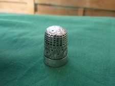 VINTAGE BIRMINGHAM WJM & CO SILVER THIMBLE