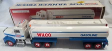 1991 WILCO toy Gasoline Tank Truck in original box, lights and sounds work, NICE