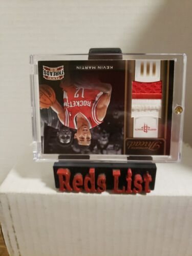 2012-13 Threads Authentic Threads Patch #58 Kevin Martin 7/25 Houston Rockets - Picture 3 of 9