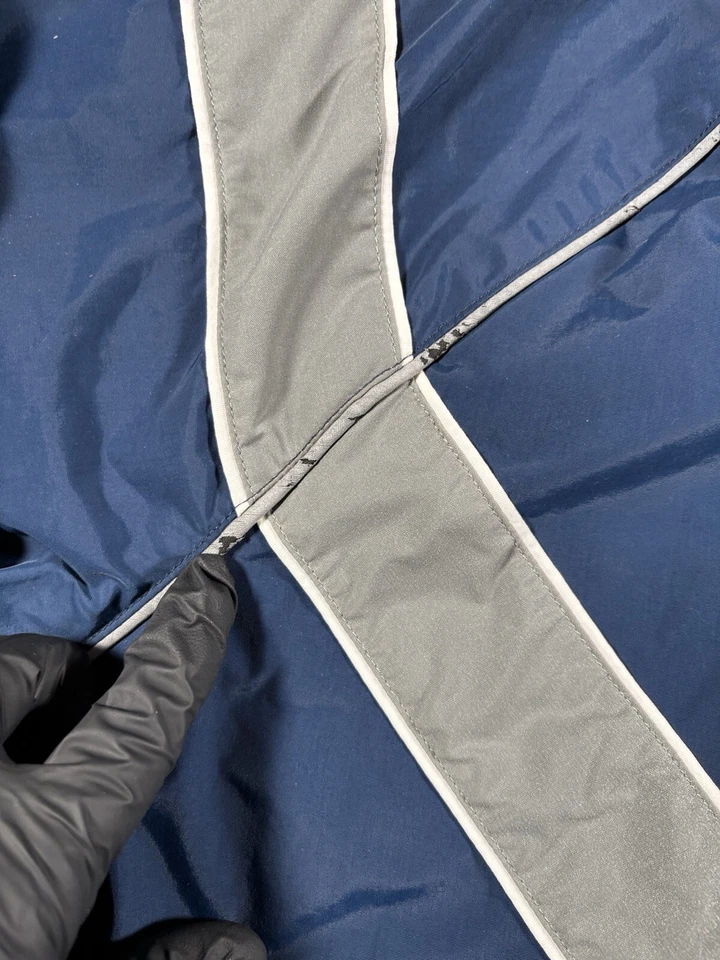 Chaqueta cortavientos de entrenamiento físico XL para adulto de la Fuerza Aérea de los Estados Unidos azul JWOD Skilcraf Foto 3 de 4