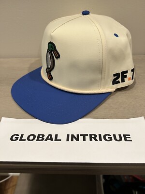 24.7 Hunt Duck Snapback Rope Hat Off White/Blue BRAND NEW SOLD OUT