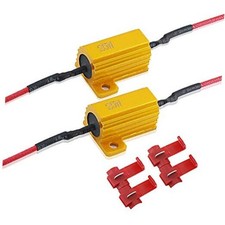 2pcs LED Load Resistors 10 ohm LED Bulbs Turn Signal 25W - Universal