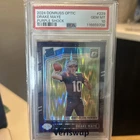 2024 Panini Donruss Optic - Rated Rookie Drake Maye #229 Purple Shock Prizm (RC)