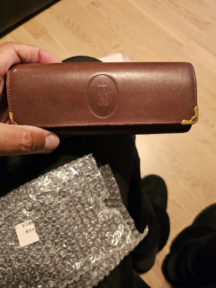 Vintage Cartier Leather Sunglasses Case - Bild 1 von 4