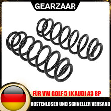 2X Premium Federn Fahrwerk Serie hinten verstärkt HD für VW Golf 5 1K Audi A3 8P