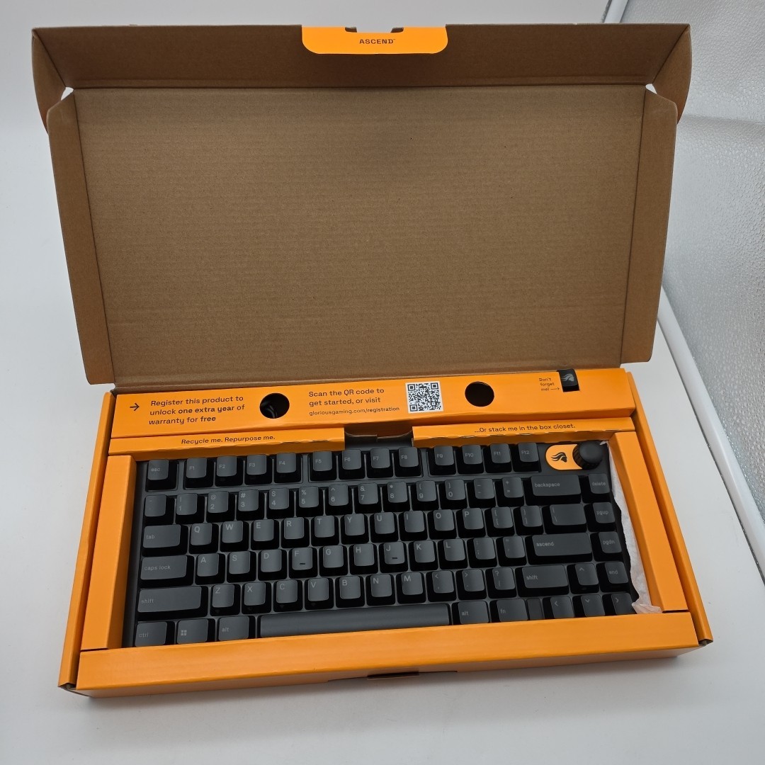 Glorious - GMBK 75% Wired Membrane Gaming Keyboard with Swap