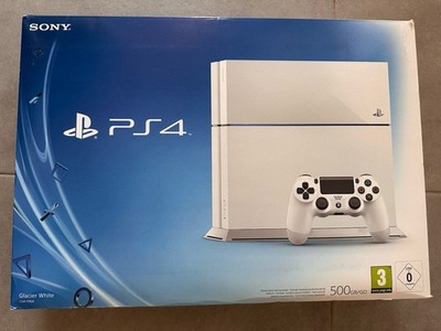 Sony PlayStation 4 - 500GB Spielekonsole - Glacier White inkl. 3 Spiele