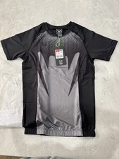 Venum Attack Rash Guard Boxing MMA Martial Arts Black Gray Men's Size S