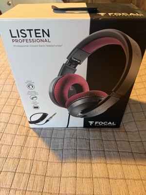 NEW Focal Listen Professional Closed-Back Studio Ear-Cup Studio Headphones