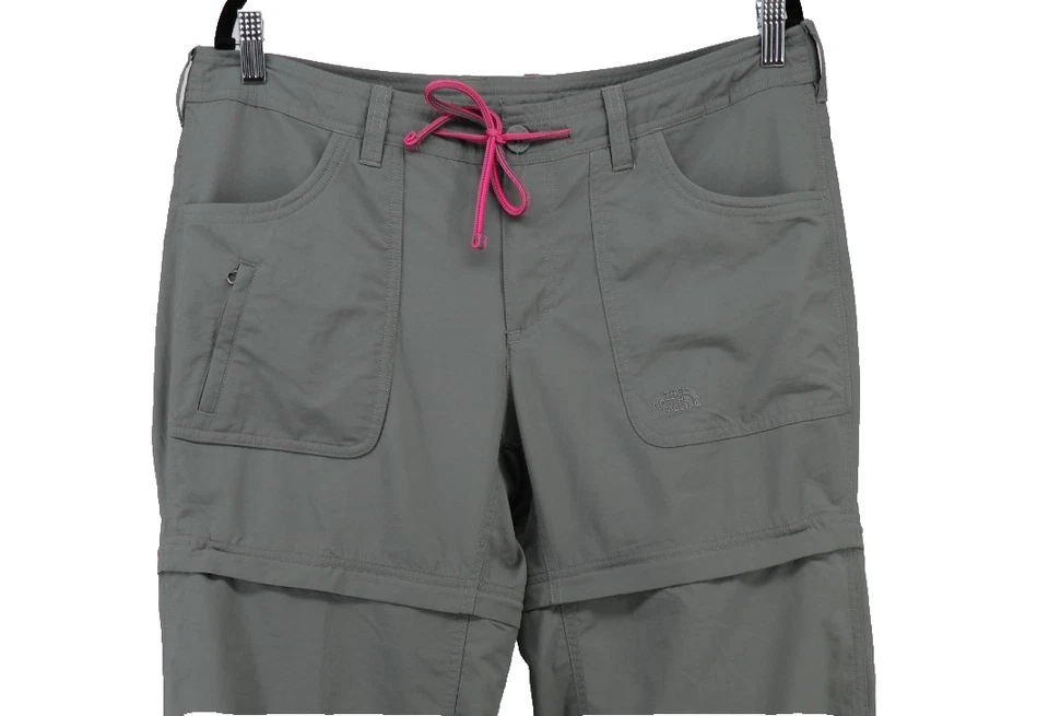 Pantalones Convertibles The North Face Horizon II Mujer Talla 14 Gris Senderismo 32"L Nuevos Foto 2 de 4