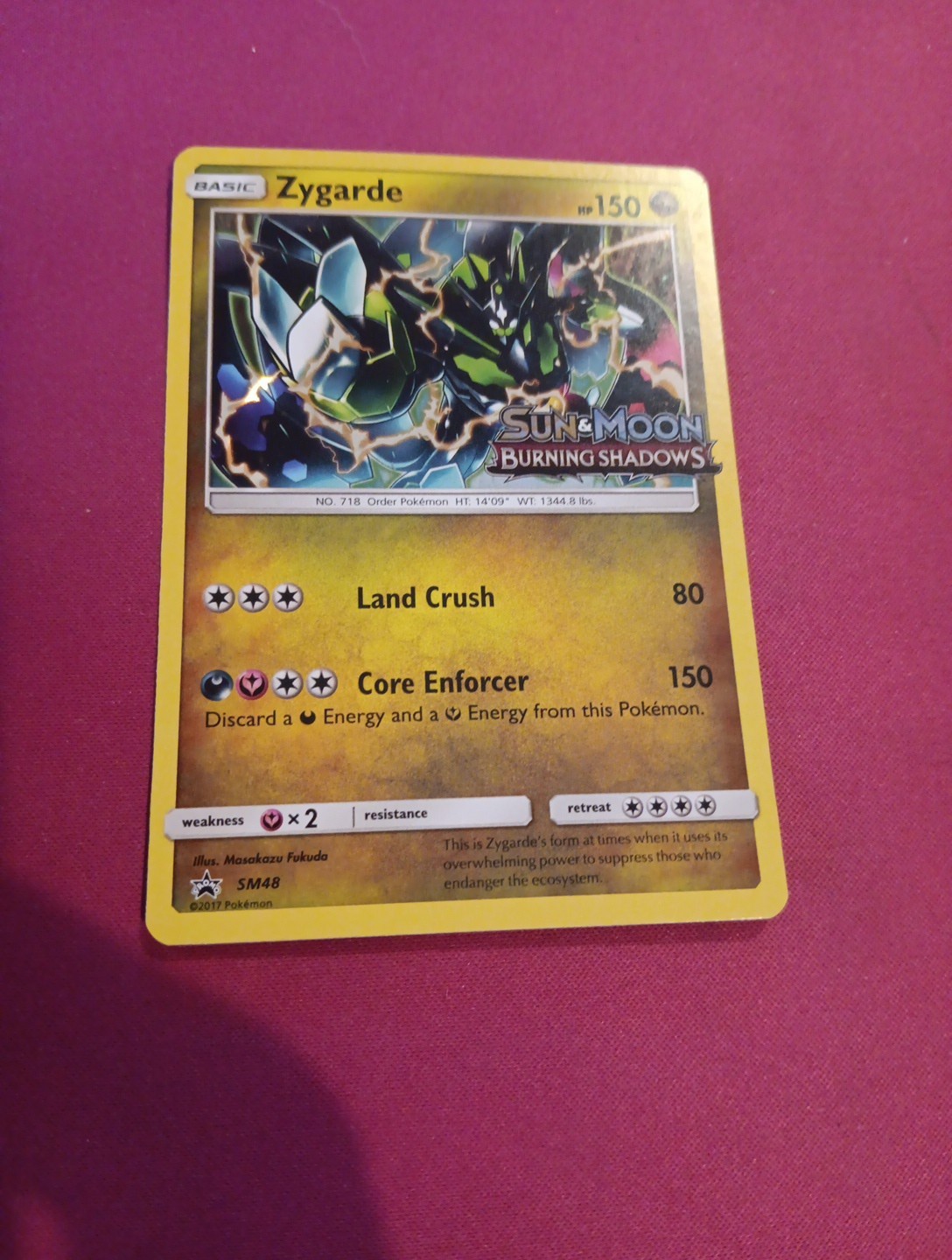 Zygarde SM48 Prerelease Promo - Pokemon - LP