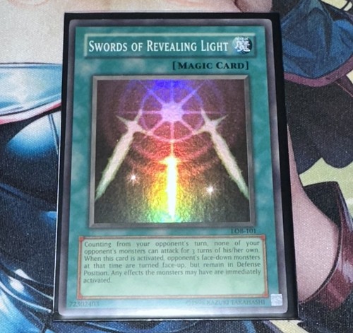 Swords of Revealing Light [1st Edition] LOB-E081 YuGiOh Legend of Blue Eyes White Dragon card price