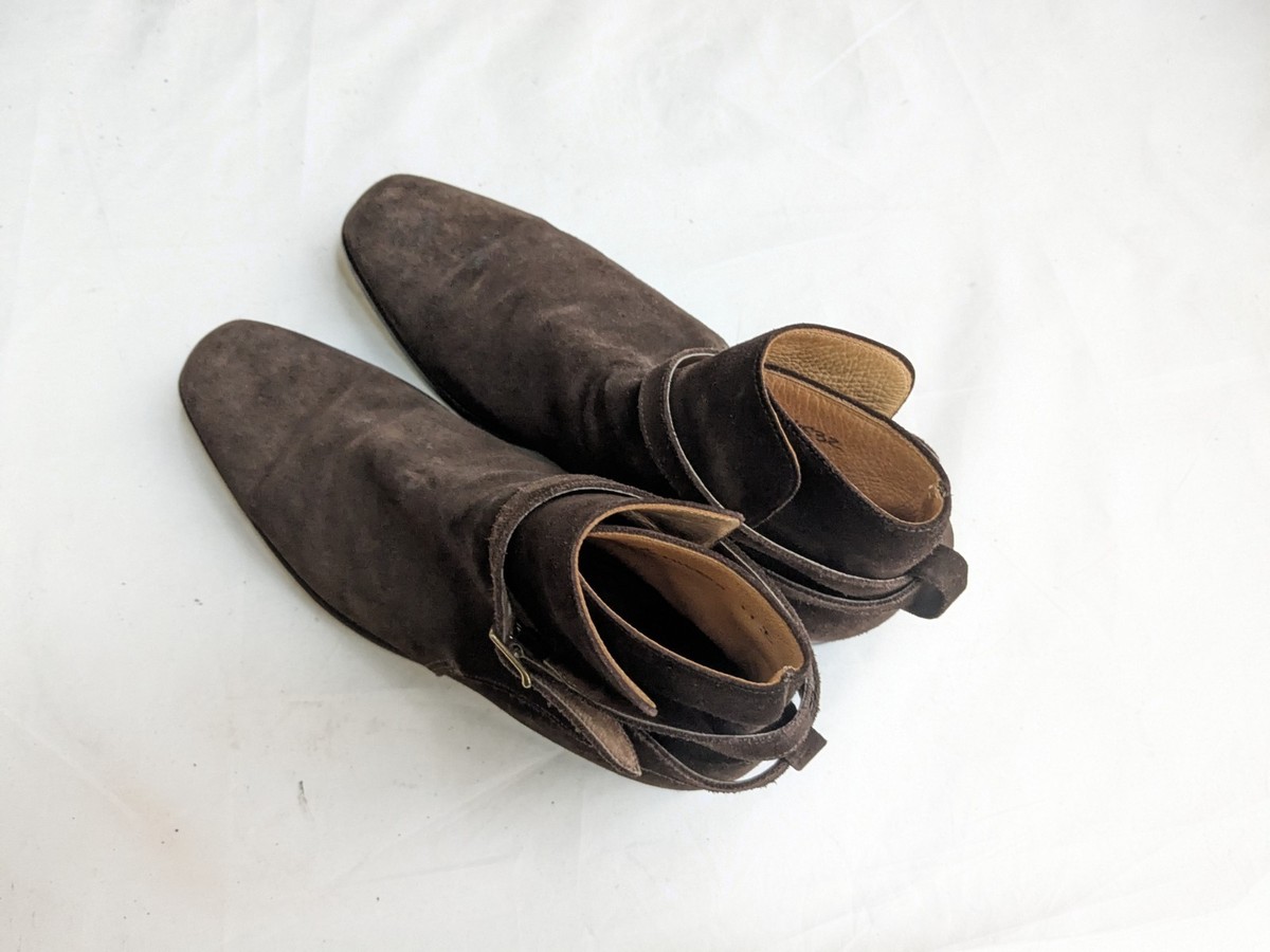 Polo Ralph Lauren Jodhpur Boots Brown Suede Men 11 D Leather  display picture 2