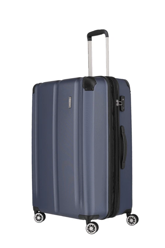 Travelite Koffer CITY L Trolley (77x49x32/35cm) 113-124L Blau 073049-20 | NEU  - Bild 3 von 4