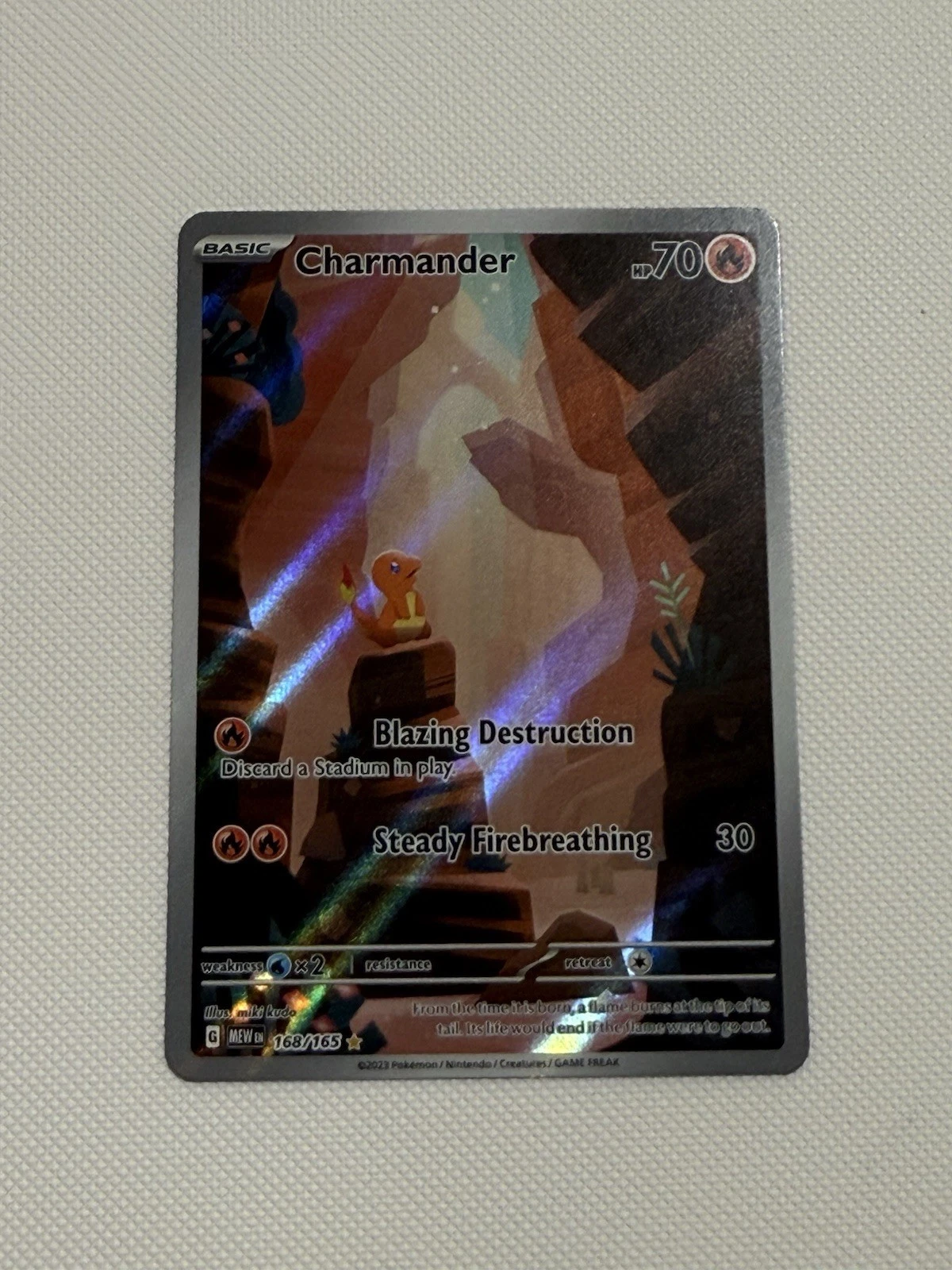 Deal for Pokemon Charmander 168/165 Scarlet & Violet 151 Illustration Rare
