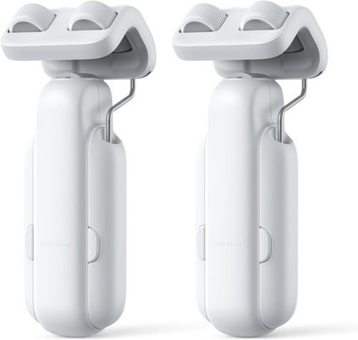 (2 Pack) SwitchBot 2025 Automatic Curtain Opener 3 Rod, Bluetooth Remote Control