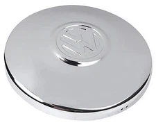 Single Chrome Hubcap LATE VW Beetle 1968-1979 Bus 1971-1979 Ghia Type-3 Vanagon