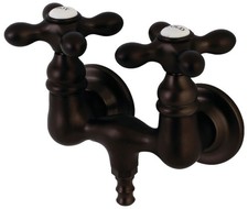 Kingston Brass AE38T Vintage Wall Mounted Clawfoot Tub Filler - Bronze