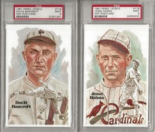 Rare 1981 Perez-Steele Hall of fame Dave Bancroft postcard PSA 9 Series 4