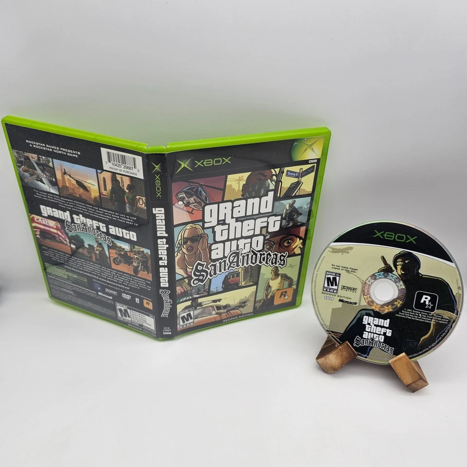 Grand Theft Auto: San Andreas (Xbox) - Disc & Case Only - Good Condition - Image 1 of 1