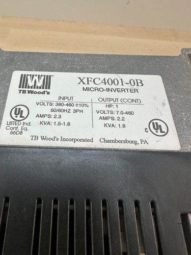 Woods XFC4001-0B Micro Inverter Drive 380-460v 1hp 3ph - Picture 3 of 3