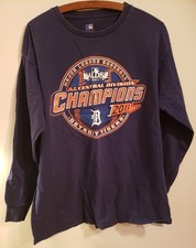Detroit Tigers Long Sleeve T-shirt Tee Genuine Merchandise 2011 ALDS Champions